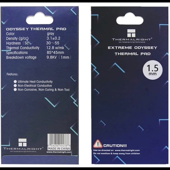Extreme Odyssey Thermal Pad 1.5mm NWT​​​​ - Picture 6 of 7